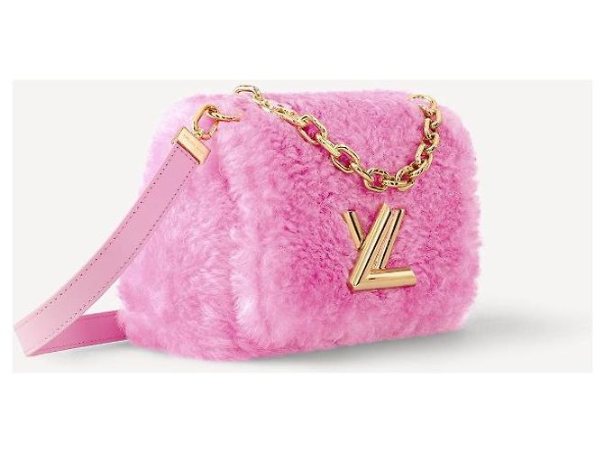 Louis Vuitton Montone LV Twist MM rosa - vista 3