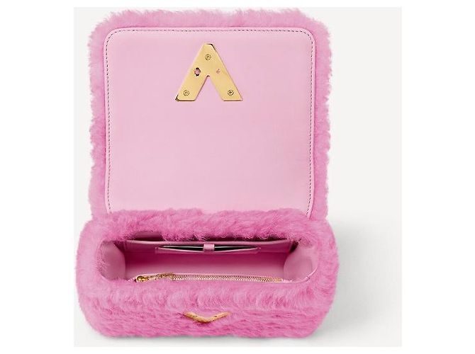 Louis Vuitton Montone LV Twist MM rosa - vista 4