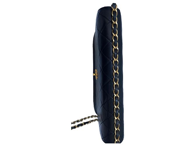 Borse CHANEL Pelle senza tempo/classica Nero - vista 8