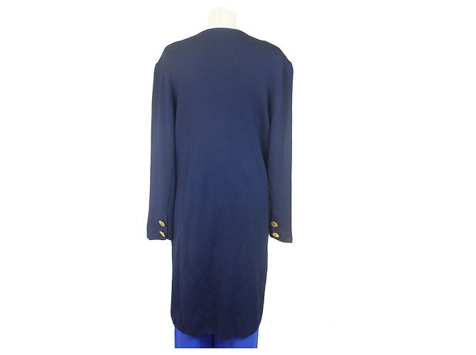 SAINT LAURENT Strick XL Wolle Blau - Ansicht 2