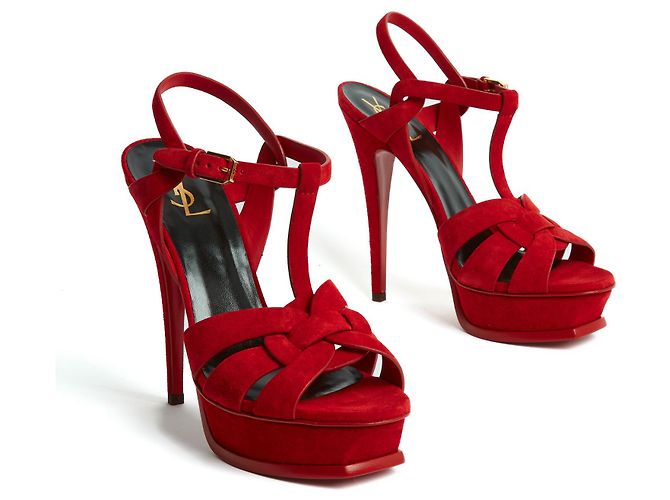 Saint Laurent OMAGGIO CAMOSCIO ROSSO IN39 new - vista 2