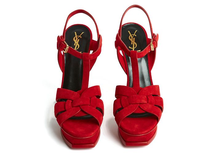 Saint Laurent OMAGGIO CAMOSCIO ROSSO IN39 new - vista 3