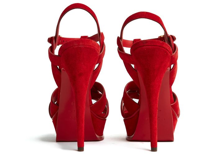 Saint Laurent OMAGGIO CAMOSCIO ROSSO IN39 new - vista 4