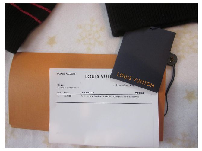 Jersey Louis Vuitton de cachemira rojo Roja - vista 10