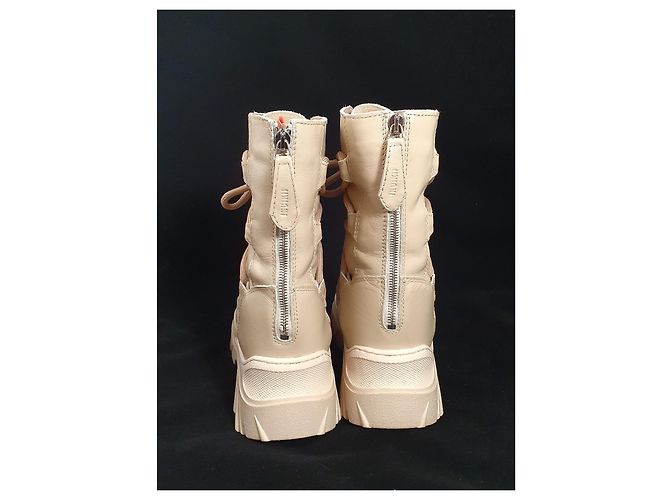 Inuikii Trekking Schnürstiefel Beige Leder Größe 41 - Ansicht 5