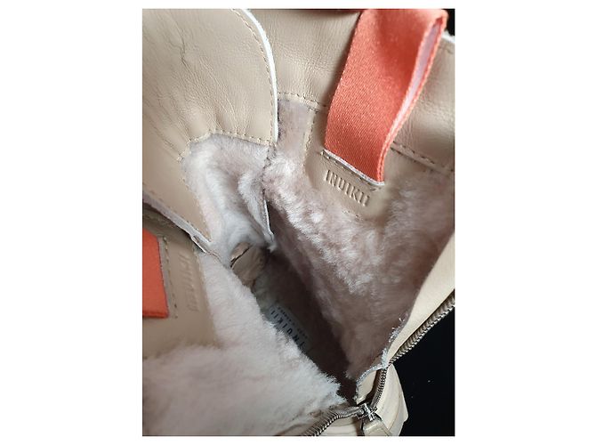 Inuikii Trekking Schnürstiefel Beige Leder Größe 41 - Ansicht 7