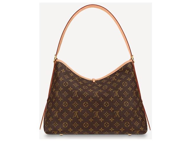 Louis Vuitton CarryAll MM Monogram Canvas con Pochette Marrone - vista 4