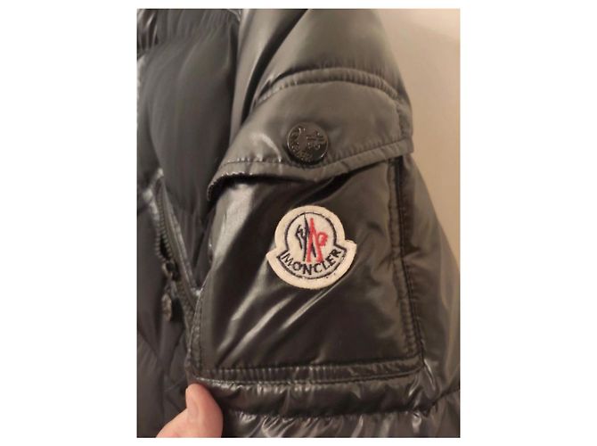 Moncler Jacket Black Polyester Women's Size M - view 10