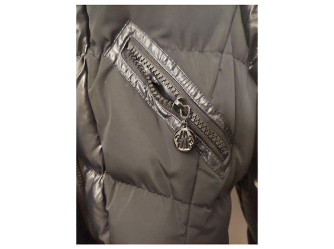 Moncler Jacket Black Polyester Women's Size M - view 7