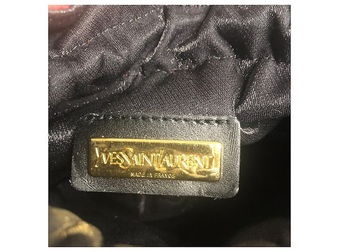 Pochette Yves Saint Laurent Rossa in Tessuto Rosso - vista 5