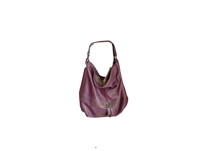 Gerard Darel Ledertasche Lila - Ansicht 2