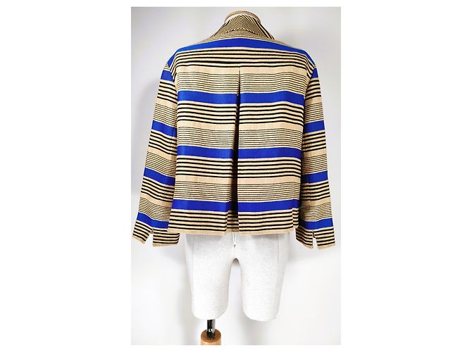 Blazer Akris Punto de lino con rayas Multicolor - vista 4