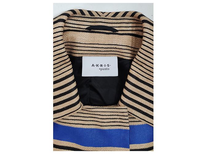 Blazer Akris Punto de lino con rayas Multicolor - vista 5