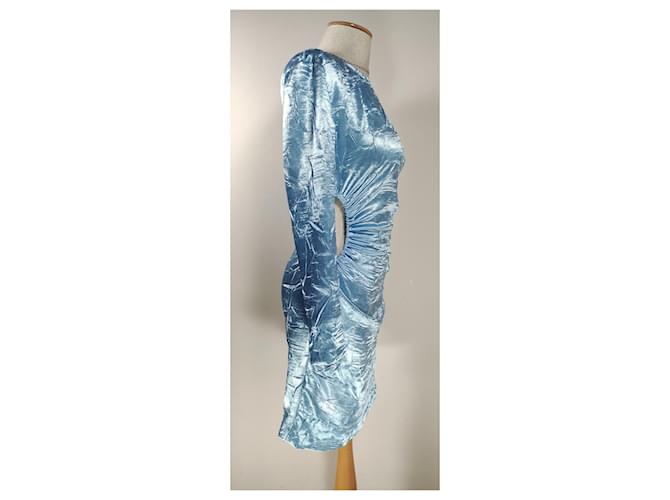 Maje Rilexette Kleid Blau Polyester - Ansicht 3