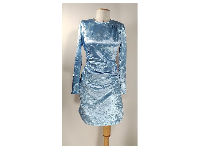 Maje Rilexette Kleid Blau Polyester - Ansicht 5