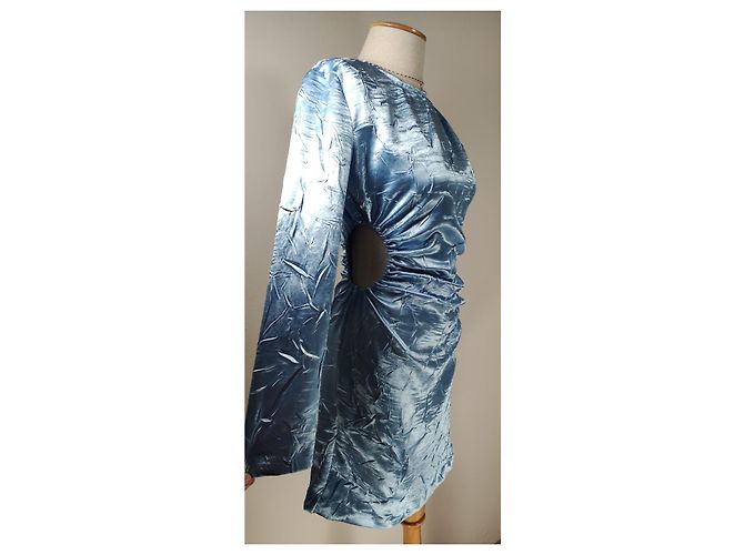 Maje Rilexette Kleid Blau Polyester - Ansicht 6