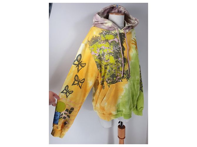 Alexander McQueen MCQ Sweatshirt Baumwolle Mehrfarbig XL Mehrfarben - Ansicht 3
