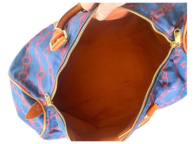 Abbesses Louis Vuitton LV 24H Keepall Ouvrea Multicolore - vista 6