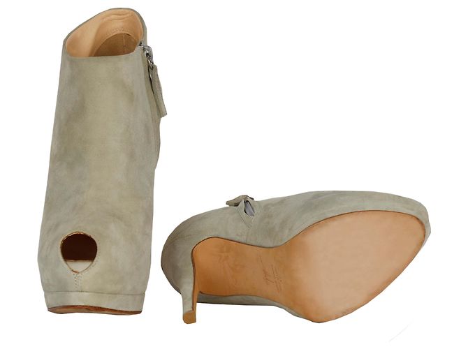 Giuseppe Zanotti Botines Ante Gris - vista 4