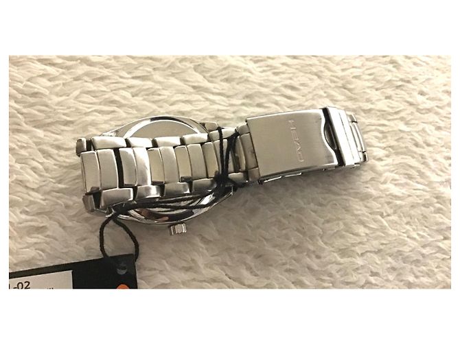 Autre Marque Reloj Head de acero con esfera verde satinada Plata - vista 5