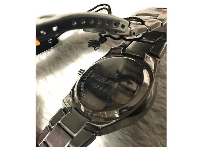 Autre Marque Reloj Head de acero con esfera verde satinada Plata - vista 6