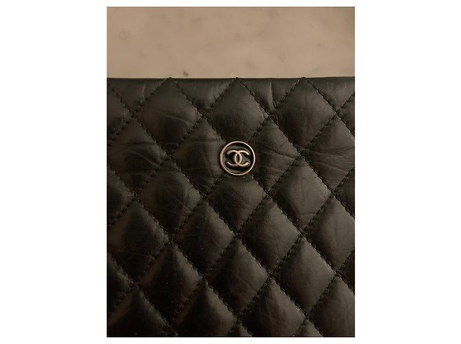 Wallet On Chain Borsa a tracolla Chanel Nero - vista 6