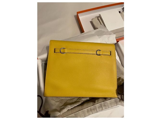 Kelly Hermès Borse Giallo - vista 2
