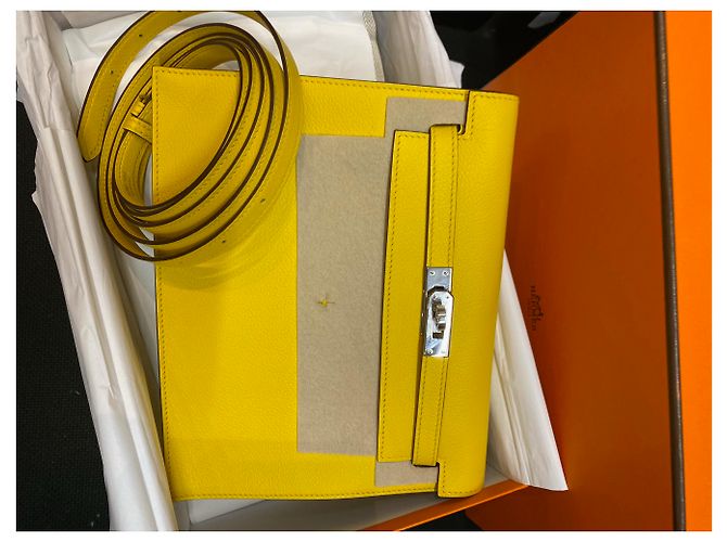 Kelly Hermès Borse Giallo - vista 4