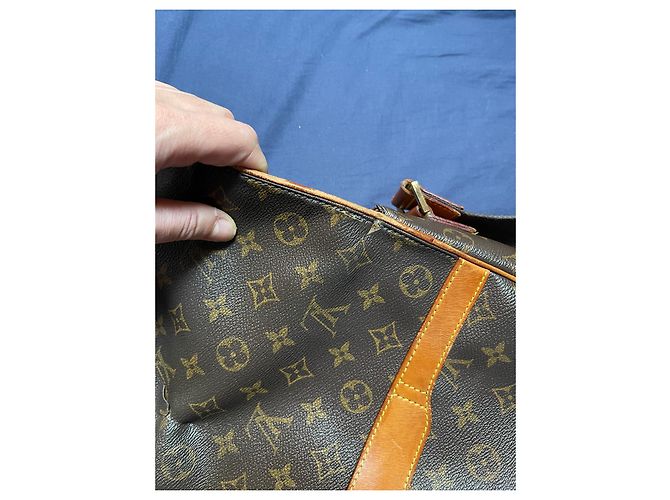 Borsa da viaggio Louis Vuitton Messenger Abbesses Marrone Pelle - vista 10