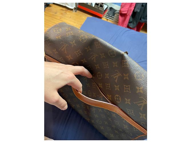 Borsa da viaggio Louis Vuitton Messenger Abbesses Marrone Pelle - vista 20