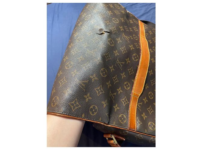 Borsa da viaggio Louis Vuitton Messenger Abbesses Marrone Pelle - vista 8