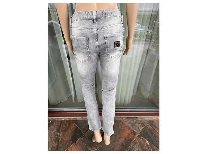 Philipp Plein Jeans Grau Denim XS - Ansicht 4