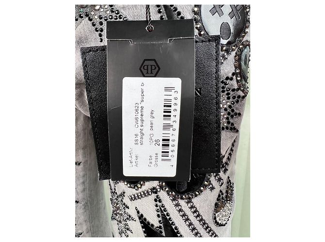 Philipp Plein Jeans Grau Denim XS - Ansicht 6