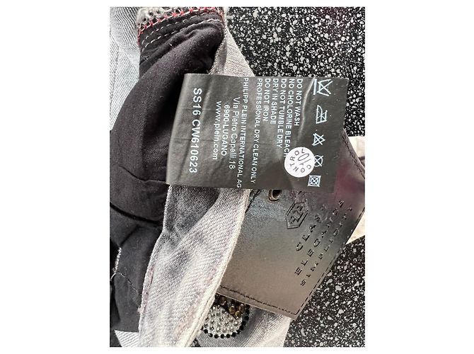 Philipp Plein Jeans Grau Denim XS - Ansicht 8
