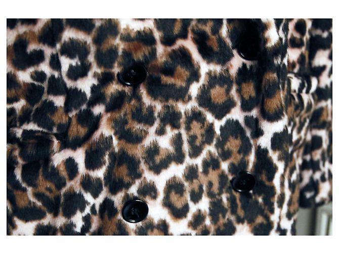 The Kooples Abrigo de piel sintética de leopardo T: 38 Estampado de leopardo - vista 3