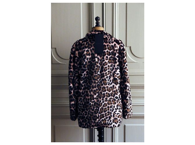 The Kooples Abrigo de piel sintética de leopardo T: 38 Estampado de leopardo - vista 4