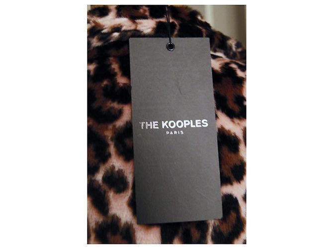 The Kooples Abrigo de piel sintética de leopardo T: 38 Estampado de leopardo - vista 5