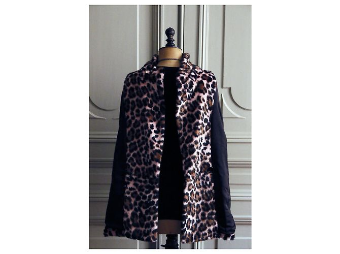 The Kooples Abrigo de piel sintética de leopardo T: 38 Estampado de leopardo - vista 9