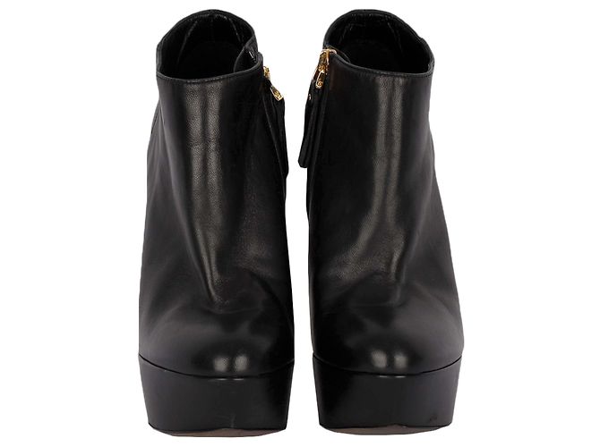 Botines de tacón con plataforma Sergio Rossi Negro - vista 2