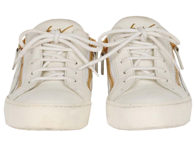 Sneakers slip-on con lacci Giuseppe Zanotti Bianco - vista 2
