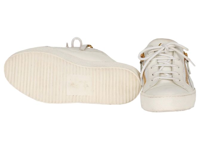 Sneakers slip-on con lacci Giuseppe Zanotti Bianco - vista 4