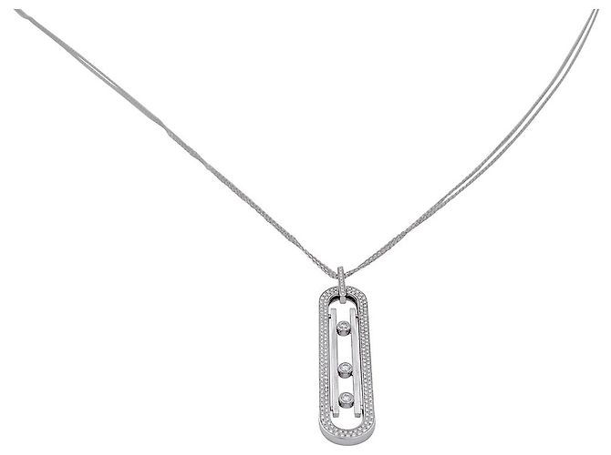 Collana lunga Messika, "Spostare 10anniversario", ORO BIANCO, Diamants. - vista 2