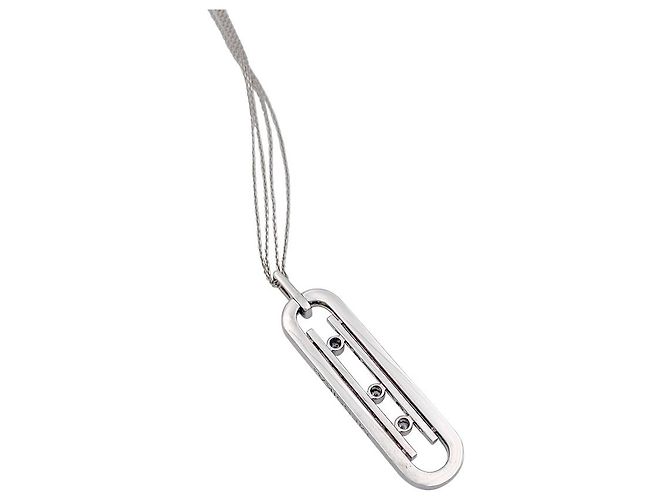 Collana lunga Messika, "Spostare 10anniversario", ORO BIANCO, Diamants. - vista 5