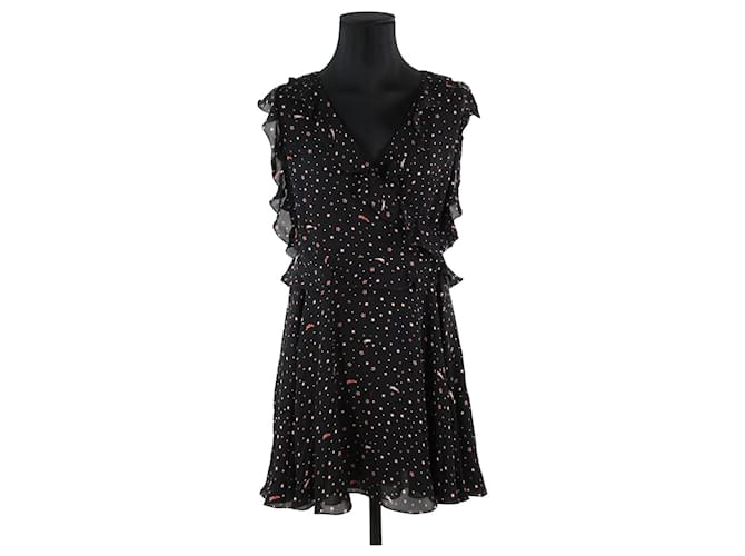 Longchamp dress 36 Black Silk ref.726892 - Joli Closet