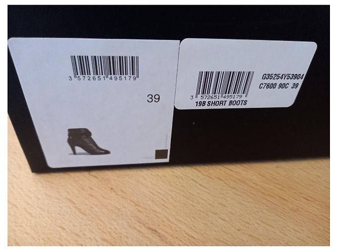 Chanel Stiefeletten Schwarz Weiß - Ansicht 10