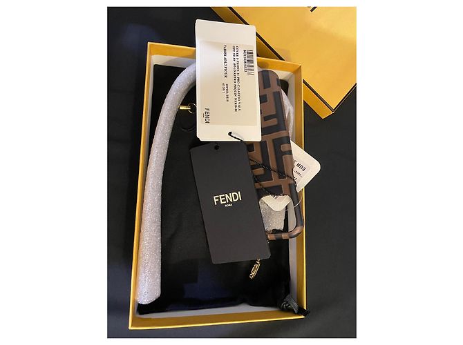 Custodia iPhone Fendi 11 (et 11 professionista) Marrone - vista 2