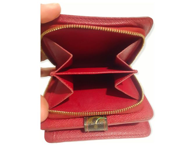 Louis Vuitton Takashi Murakami Monogramm Geldbörse Hellbraun Leder - Ansicht 2