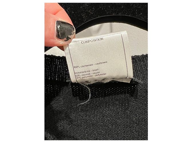 Chanel Prendas de punto Negro - vista 3