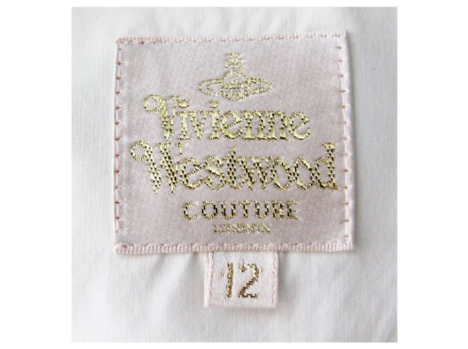 Top Vivienne Westwood Couture de algodón blanco - vista 2