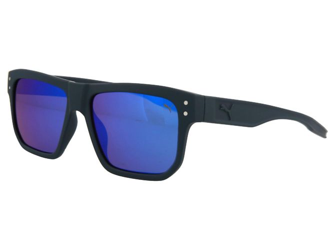 Puma Sonnenbrille aus Gummi mit quadratischem Rahmen - Ansicht 2